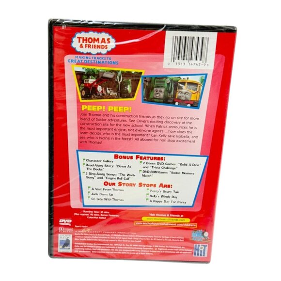 Thomas The Tank Engine Lot 3 DVD Trusty Friends On Site Gets Tricked New - Picture 6 of 9